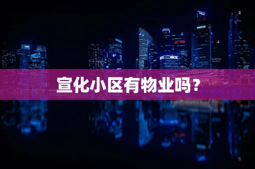宣化小区有物业吗？