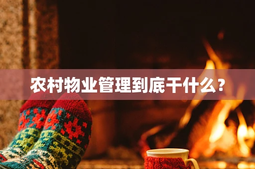 农村物业管理到底干什么？