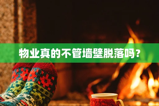 物业真的不管墙壁脱落吗？