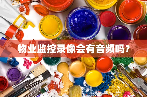 物业监控录像会有音频吗？