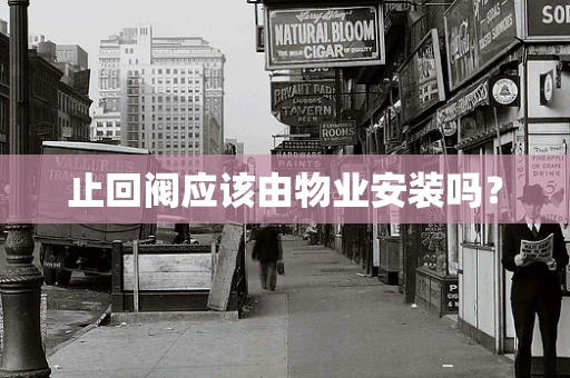 止回阀应该由物业安装吗？