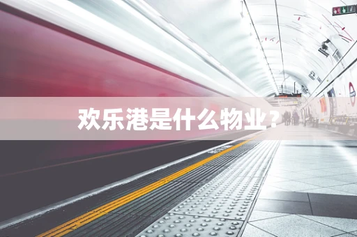 欢乐港是什么物业？