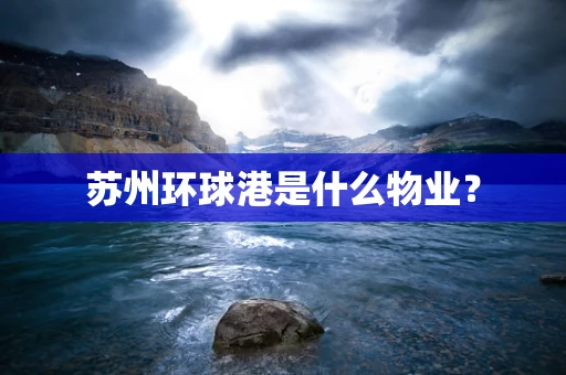苏州环球港是什么物业？