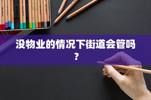 没物业的情况下街道会管吗？