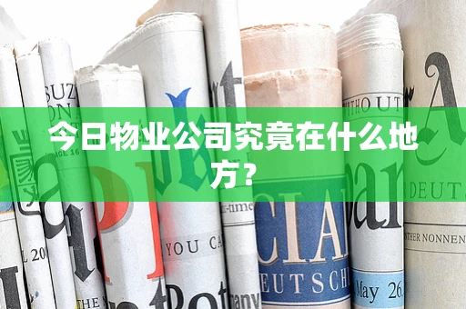 今日物业公司究竟在什么地方？