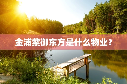 金浦紫御东方是什么物业？