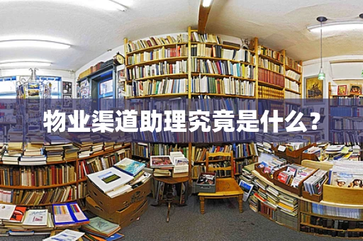物业渠道助理究竟是什么？