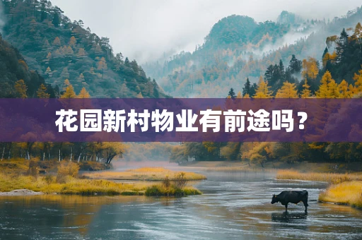 花园新村物业有前途吗？
