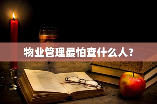 物业管理最怕查什么人？