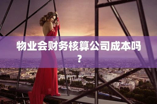 物业会财务核算公司成本吗？