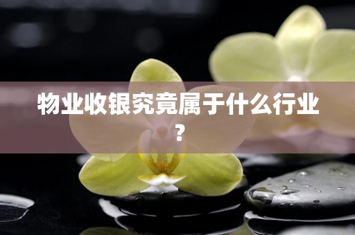 物业收银究竟属于什么行业？