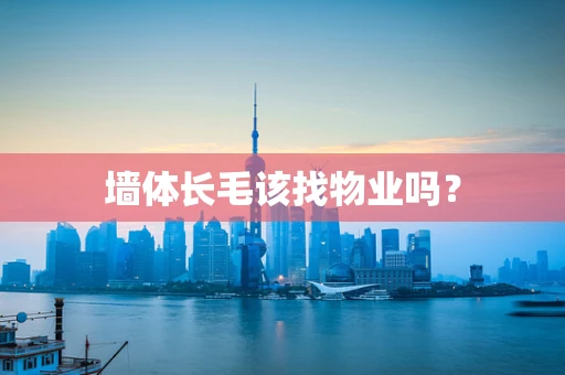 墙体长毛该找物业吗？