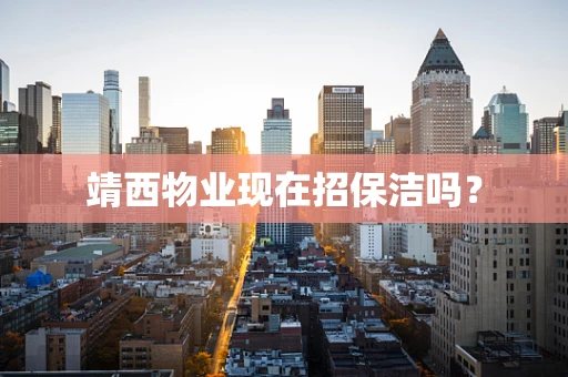 靖西物业现在招保洁吗？