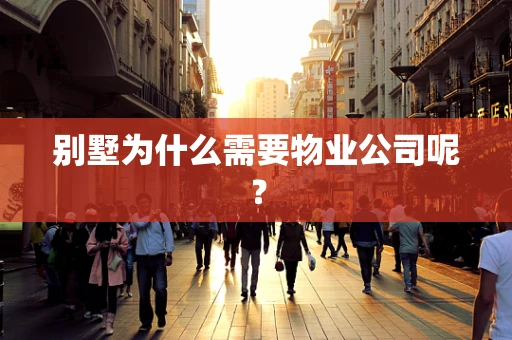 别墅为什么需要物业公司呢？