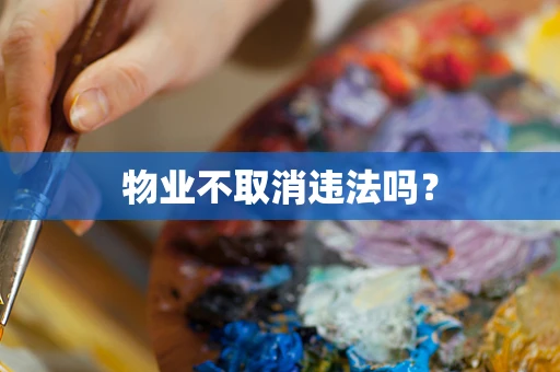 物业不取消违法吗？