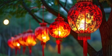 国庆物业买的灯笼是什么样的？