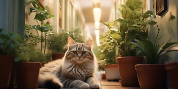 走廊里养猫，物业会管吗？