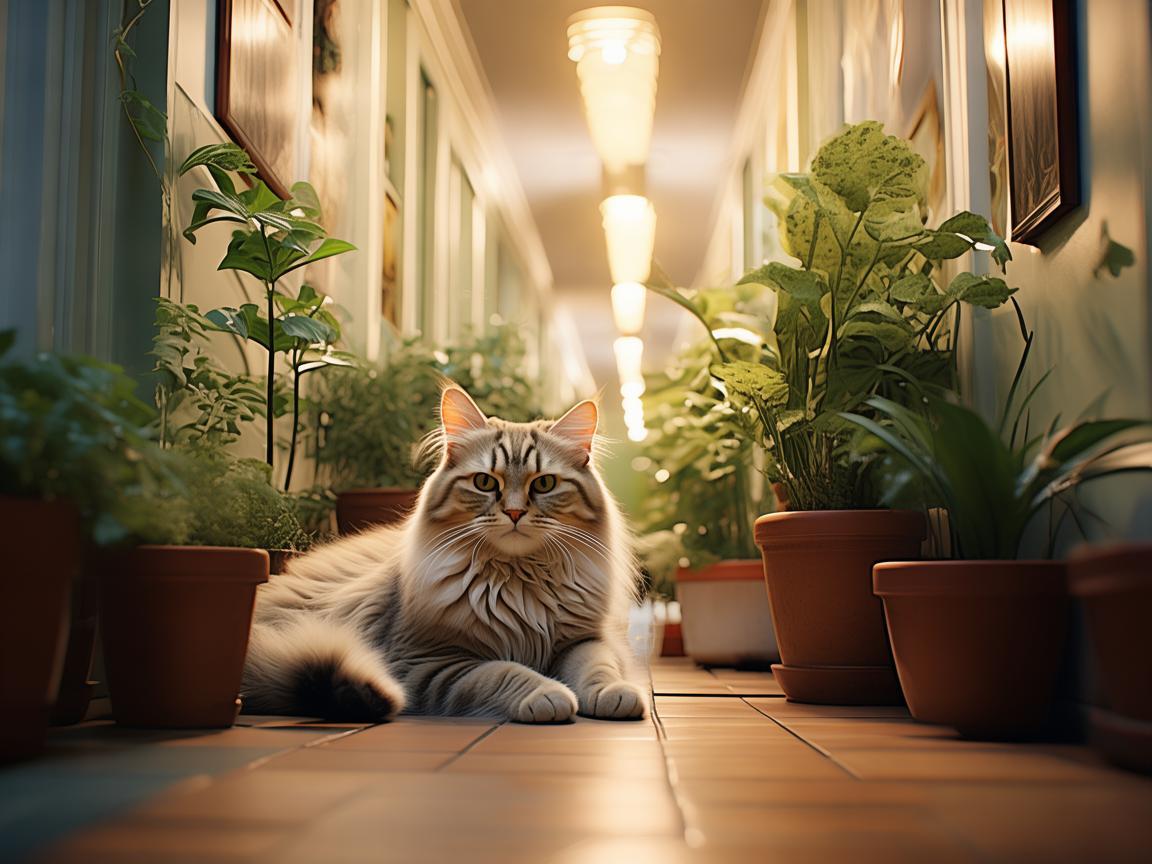 走廊里养猫，物业会管吗？